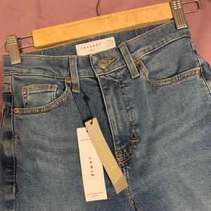Topshop Jamie Ripped High Waisted Skinny Jeans